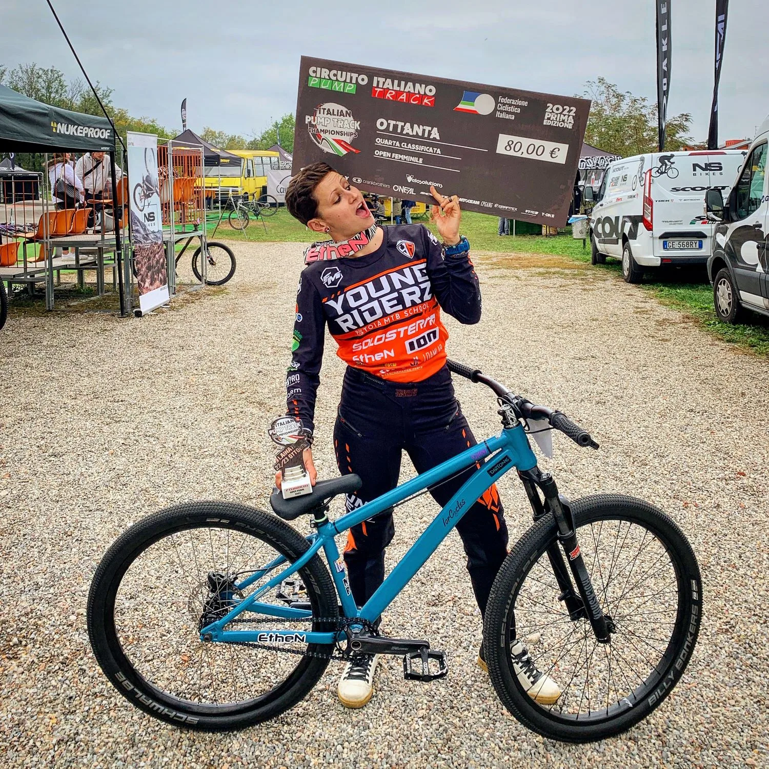 Irene Savelli Campionato italiano Pump Truck Dabomb Bikes Iorcycles Dirt jumper Dirtone