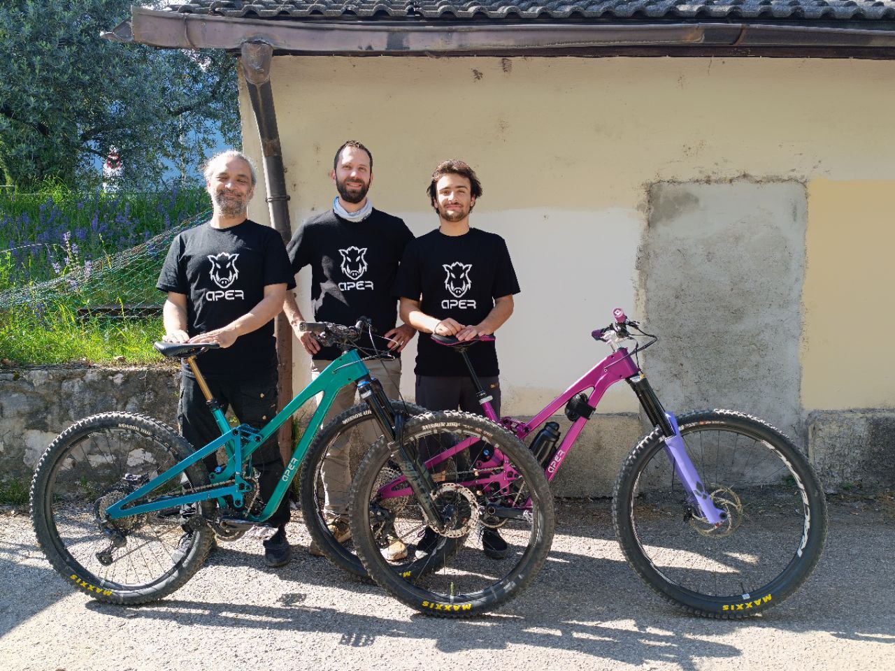 aper bikes kom pace formula selva nebbia sospensioni xc enduro mtb
