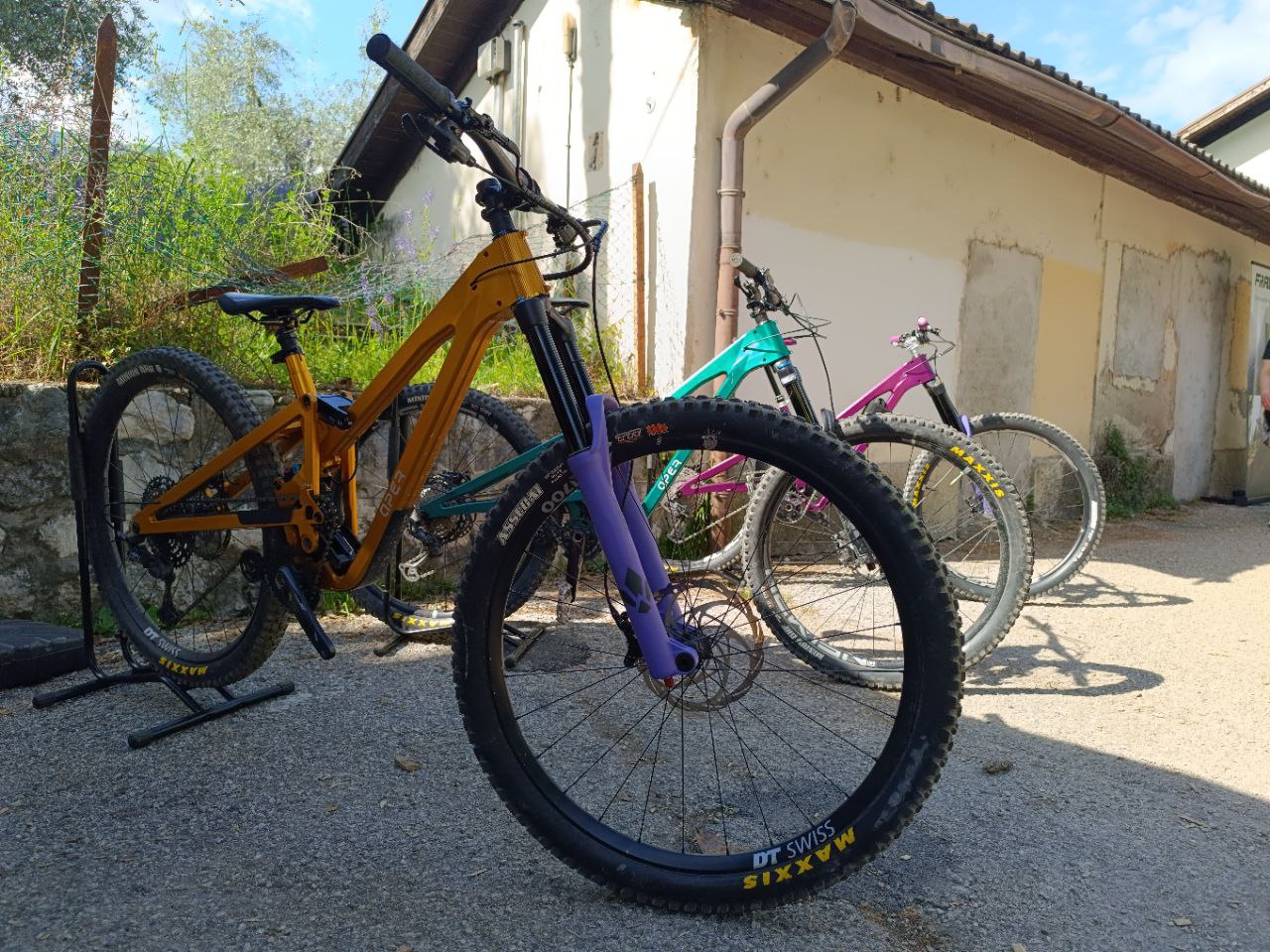 aper bikes kom pace formula selva nebbia sospensioni xc enduro mtb