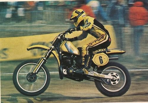 Lackey simmons ohlins ext vaia rockshox fox forcelle USD suzuki RM250 RM500 1982
